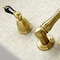 Kingston Brass KS1257PKL Duchess Two-Handle Wall Mount Bathroom Faucet, Brushed Brass KS1257PKL - alternate 5